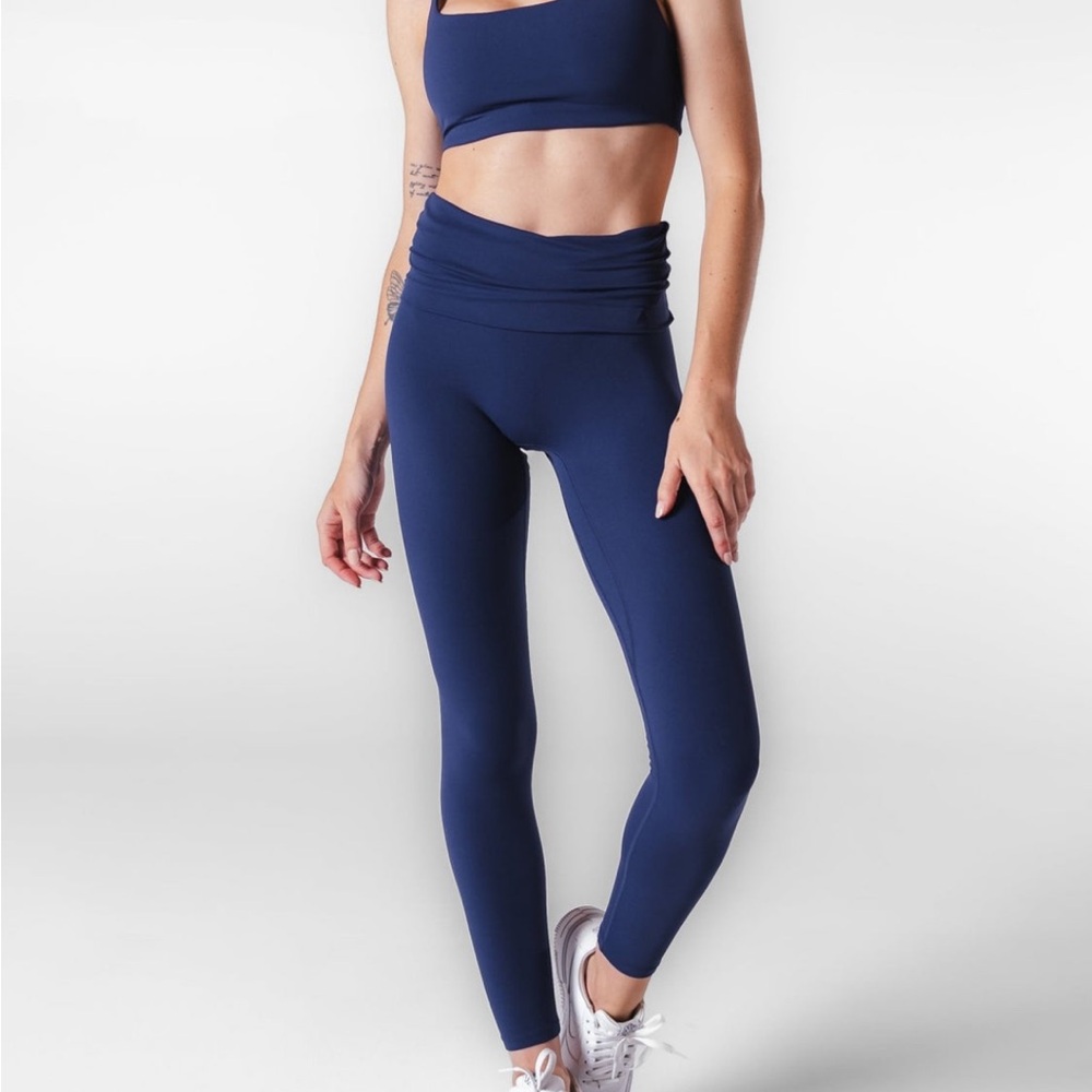 Vitality Sapphire Foldover Leggings